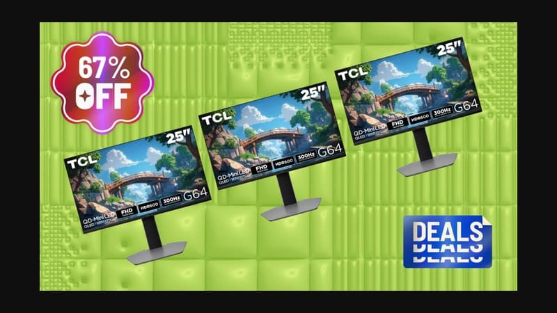 An All-Time Low Deal: Save Over 60% on This Epic TCL Gaming Monitor