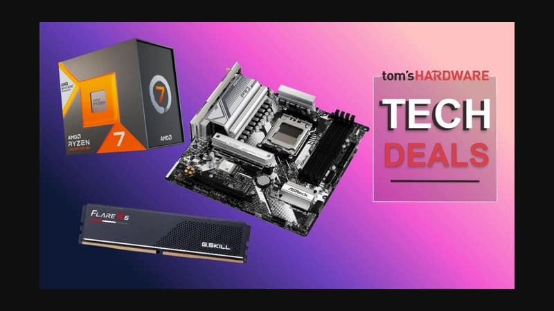 Get AMD’s new Ryzen 7 7700X3D with 16GB of RAM and a motherboard for just $450 — save 31% on a B650M Micro ATX and G.Skill DDR5 for an epic small build
