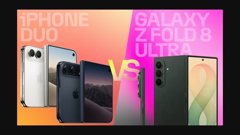 iPhone Duo vs. Galaxy Z Fold 8 Ultra: Apple’s and Samsung’s Premium Foldables Compared