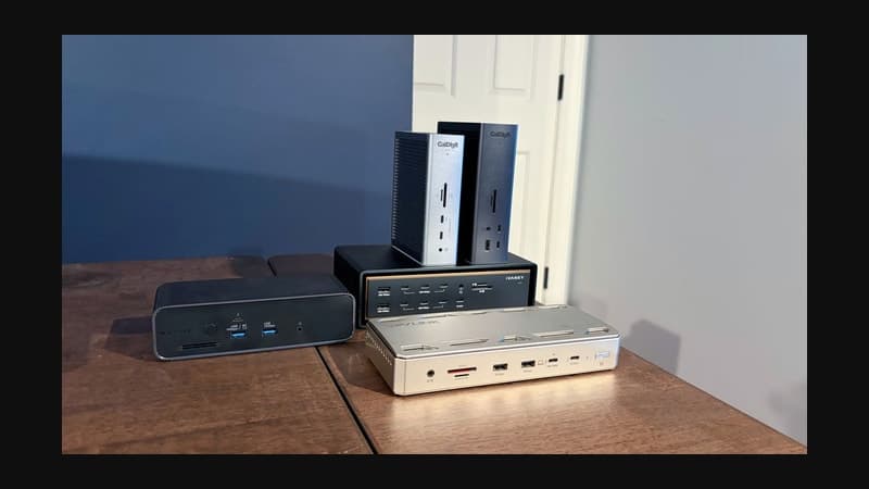 Testing the top Thunderbolt 5 docks with up to 140W Power Delivery, 10 GbE, and even internal M.2 SSD slots — Razer, CalDigit, Hyper, Ivanky, and WAVLINK go head-to-head