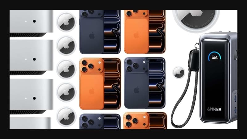 Deals: AirPods, AirTag 2, M6 Mac mini trades up to $500 off, iPhone 17 Pro $290 off, Anker Smart Display power bank, more
