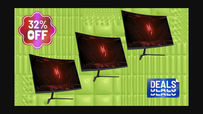A Clutch Deal: Score This Acer Curved Gaming Monitor Deal Under $150