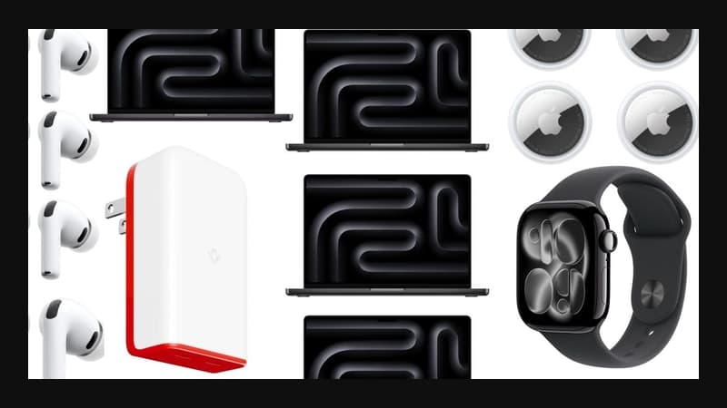 Deals: M5 Pro MacBook Pro 24GB $500 off, 48GB $400 off, Find My charger $40, AirPods, more