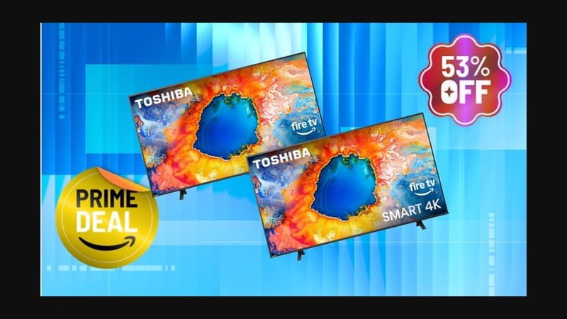 Lowest Price Alert: Snag a 55-Inch Toshiba Smart TV for Under $200 With This Early Prime Day Deal